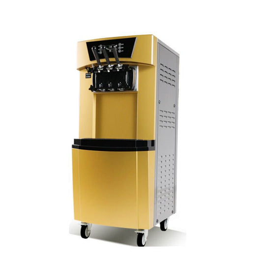 Commercial Ice Cream Machine Automatic Soft Ice Cream Machine Stainless Steel Sweet Drum Machine Desktop Vertical Ice Cream Machine.