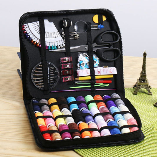 [Value Sewing Box Suit] 98-piece Set Handmade Sewing DIY Set Box Household Sewing Clothes Practical Sewing Bag