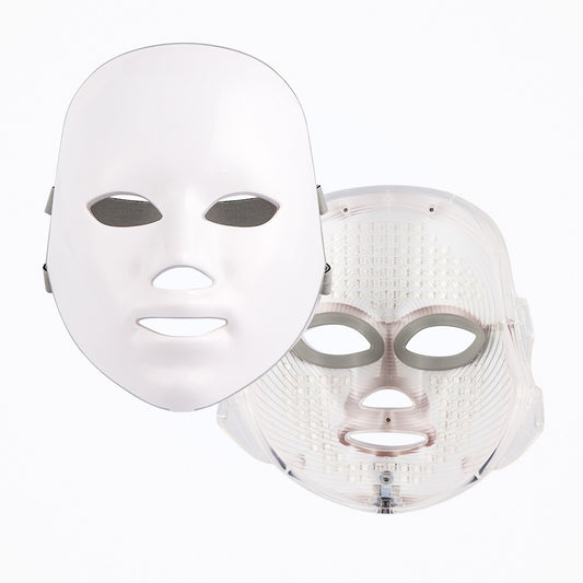 The New Led Mask Beauty Instrument Skin Beauty Mask Instrument Seven-color Photon Skin Rejuvenation Instrument Household Facial Beauty Instrument Wholesale