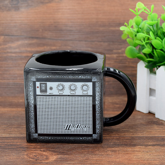 Creative 3D Realistic Radio Audio Ceramic Cup Handy Coffee Mug Available In Spot