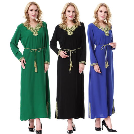Arabian Middle East Dubai Saudi Malaysia Women Long Dress Dress, TH910, AliExpress Hot Sale