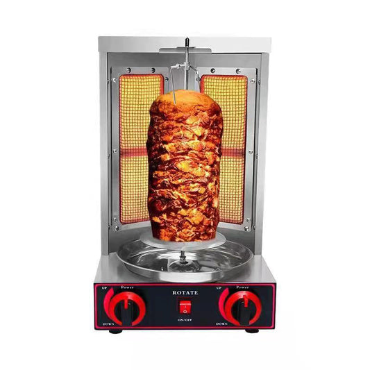 Middle East Barbecue Grill Vertical Brazil Turkey Barbecue Machine Commercial Electric Oven Rotary Chicken Roast Oven Electric Heat Rotisserie Machine