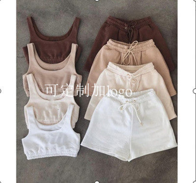 A Generation Fashion Trend Sports Leisure Running Women's Two Sets Can Be Customized