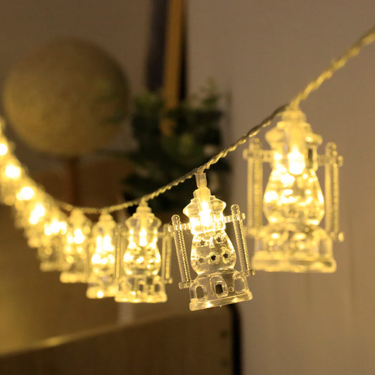 Factory Wholesale Led Middle East Muslim Lamp String Decorative String Lamp Palace Lamp Lamp Lamp Lamp Lamp Lamp Festival Atmosphere Lamp